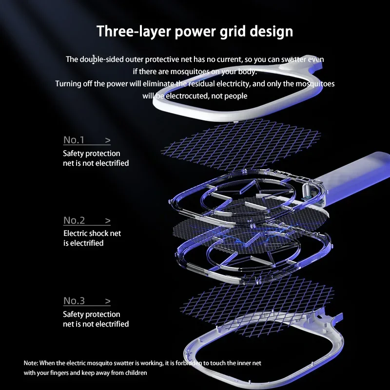 شنق البعوض الكهربائي Swatte USB الكهربائية التلقائي البعوض الفخاخ وطارد المنزل الصغير في الهواء الطلق طارد علة يطير صاعق