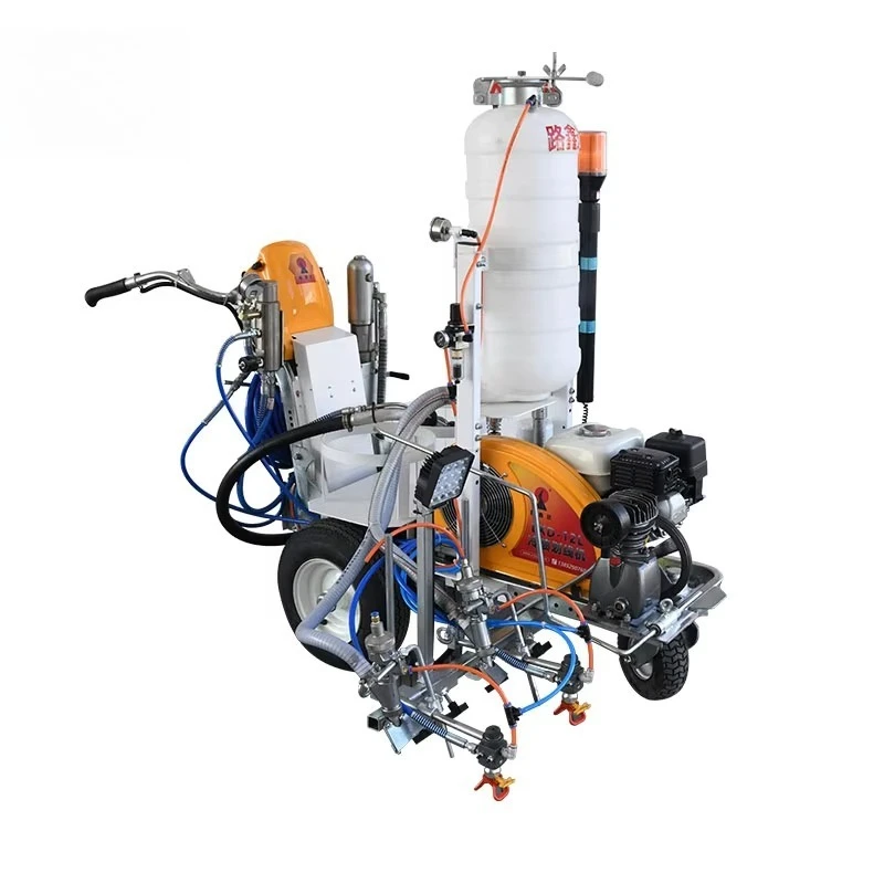 Self Propelled Airless Painting Stripping Ride on Automatic Skip Line Double Lines Wide Lines Road Marking Machine
