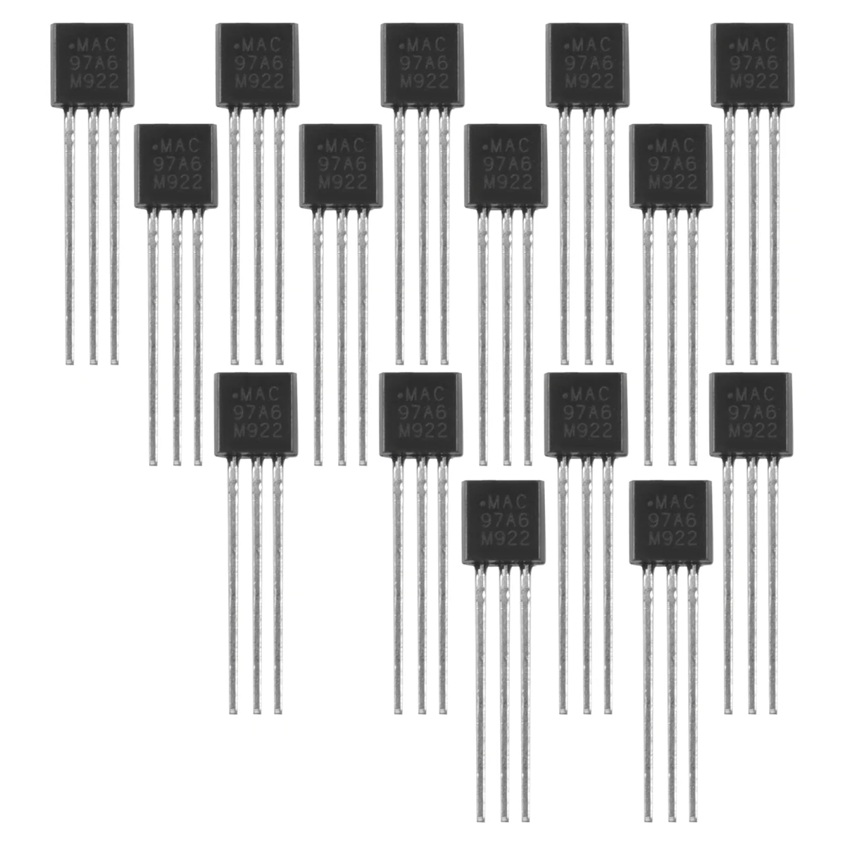 15 Pcs MAC97A6 97A6 Bi-directional Triac Thyristor 600V 1AJAS