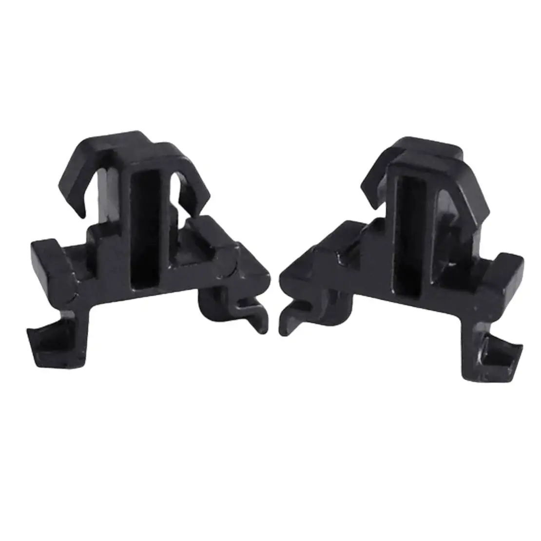 53245-04010 2pcs Lower Headlight Panel Retainer Clip Black ABS Fit For Toyota Tacoma Prerunner & 4WD 1998 1999 2000