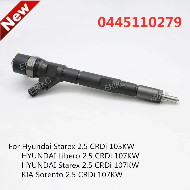 

ERIKC 0445110279 Automotive Parts Fuel Injectors 0445 110 279 Car Parts Injector 0 445 110 279 for HYUNDAI 33800-4A100