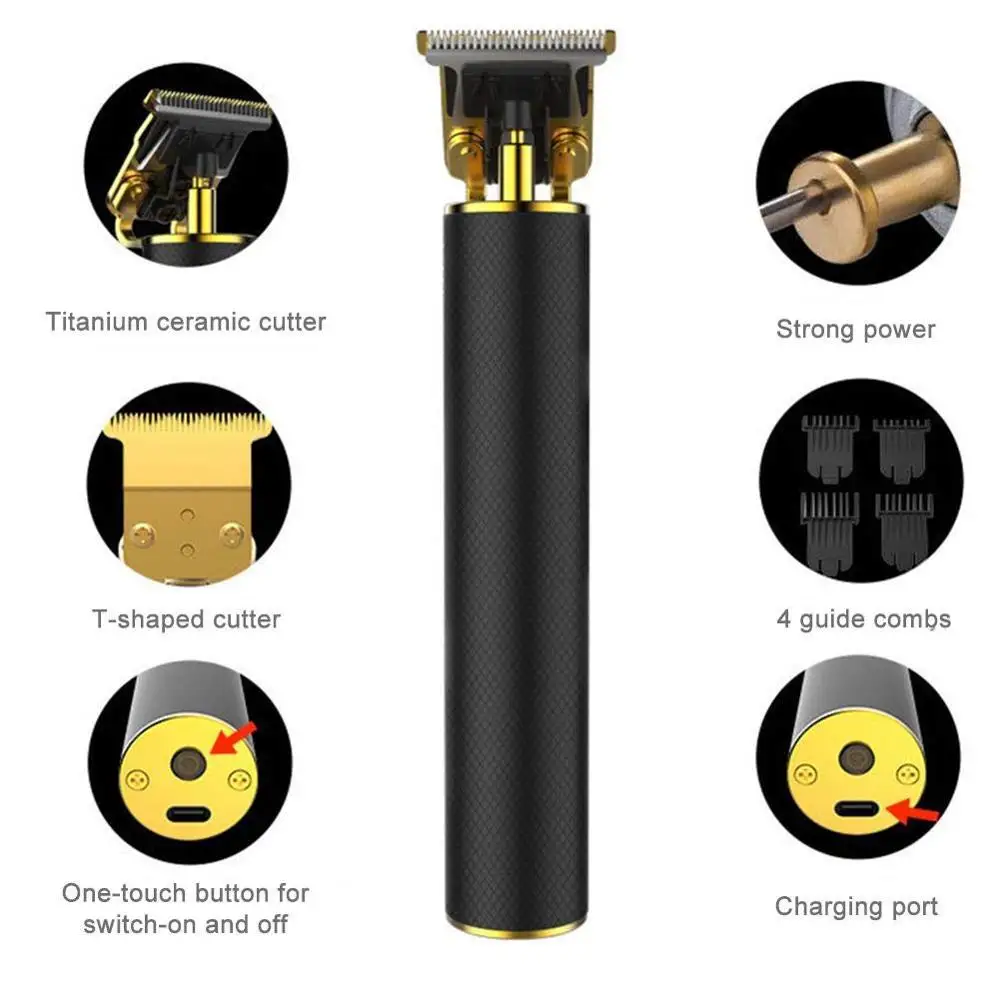 ماكينة حلاقة قابلة لإعادة الشحن للرجال من Kemei ، ماكينة حلاقة شعر احترافية لللحية ، ماكينة قص شعر لاسلكية ، سلك ، كهربائية ، ماكينة قص الشعر