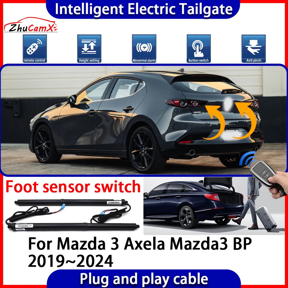 

Car Automatic Lifting kit Opening Trunk Intelligent Electric Tail Gate Lift Tailgate for Mazda 3 Axela Mazda3 BP 2019~2024