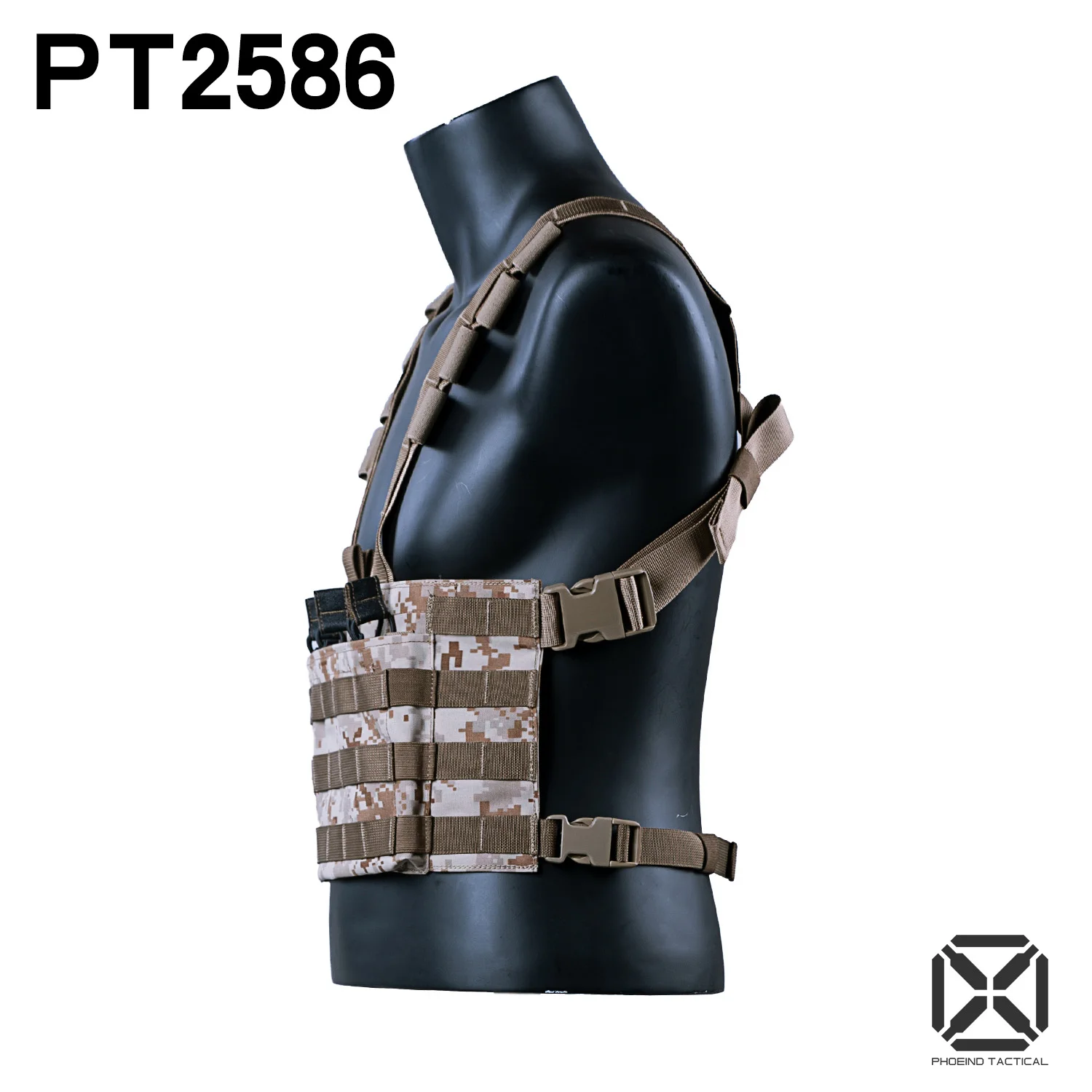 Fenggong-Lightweight Tactical Belly Bag, Devgru Special LBT2586 Style, Tactical Chest Hanger