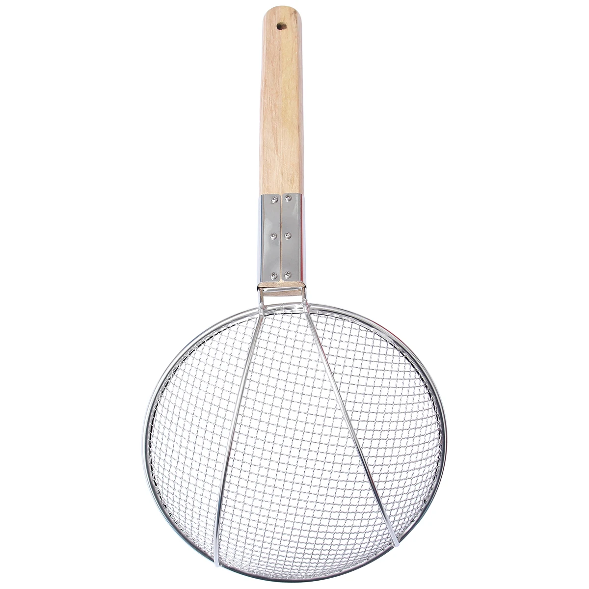 

Stainless Steel Skimmer Ladle Noodles Strainer French Fries Home Fry Cutter Filter Spoon Thickened Mesh Long Handle