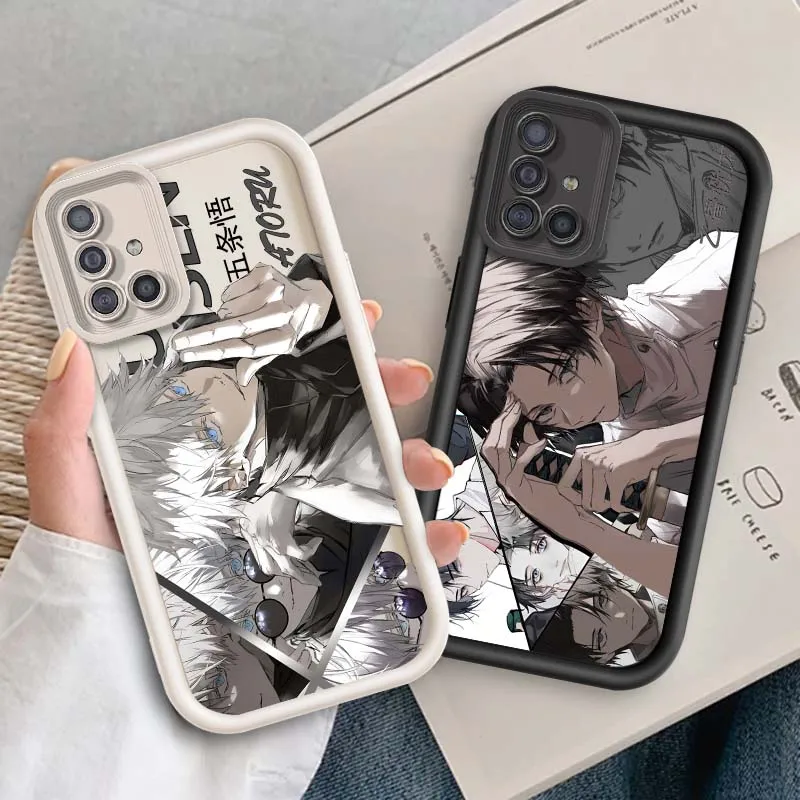 

Jujutsu Kaisen Okkotsu Gojo For Samsung A73 A72 A56 A55 A54 A53 A35 A32 A25 A24 A23 A21s A14 A05 5G Eye Ladder Phone Case