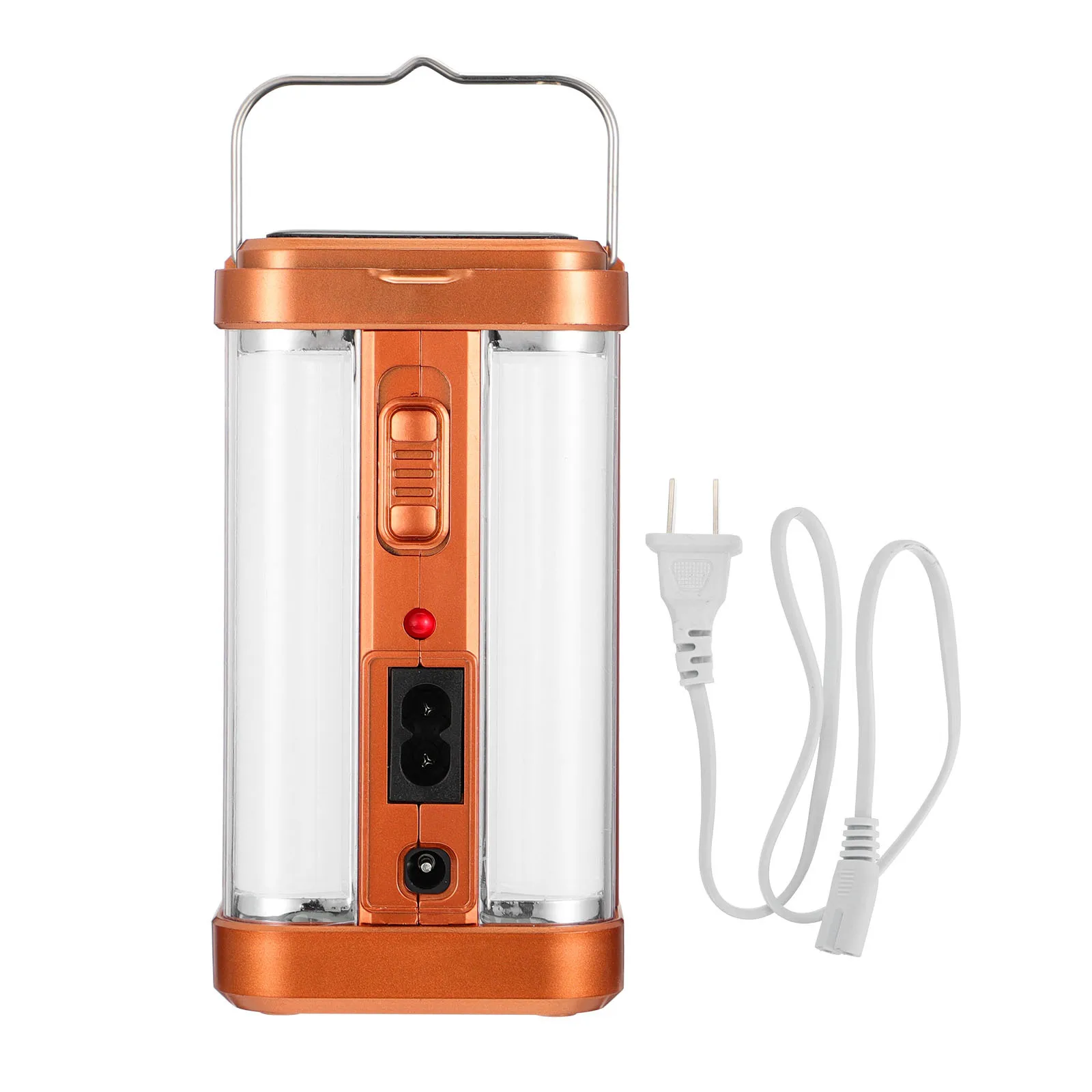 

1Pcs Brass Solar Camping Lamp Four Sided Portable Outdoor Lighting High Brightness Camping Light Outdoor Lighting Lamp