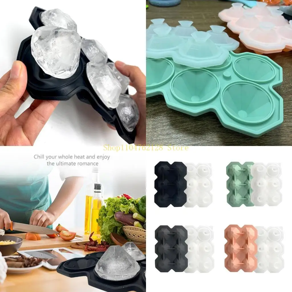 

Нежные алмазные шариковые формы, силиконовые формы для кубиков льда, морозильная камера, многоразовые, без BPA, лучшая