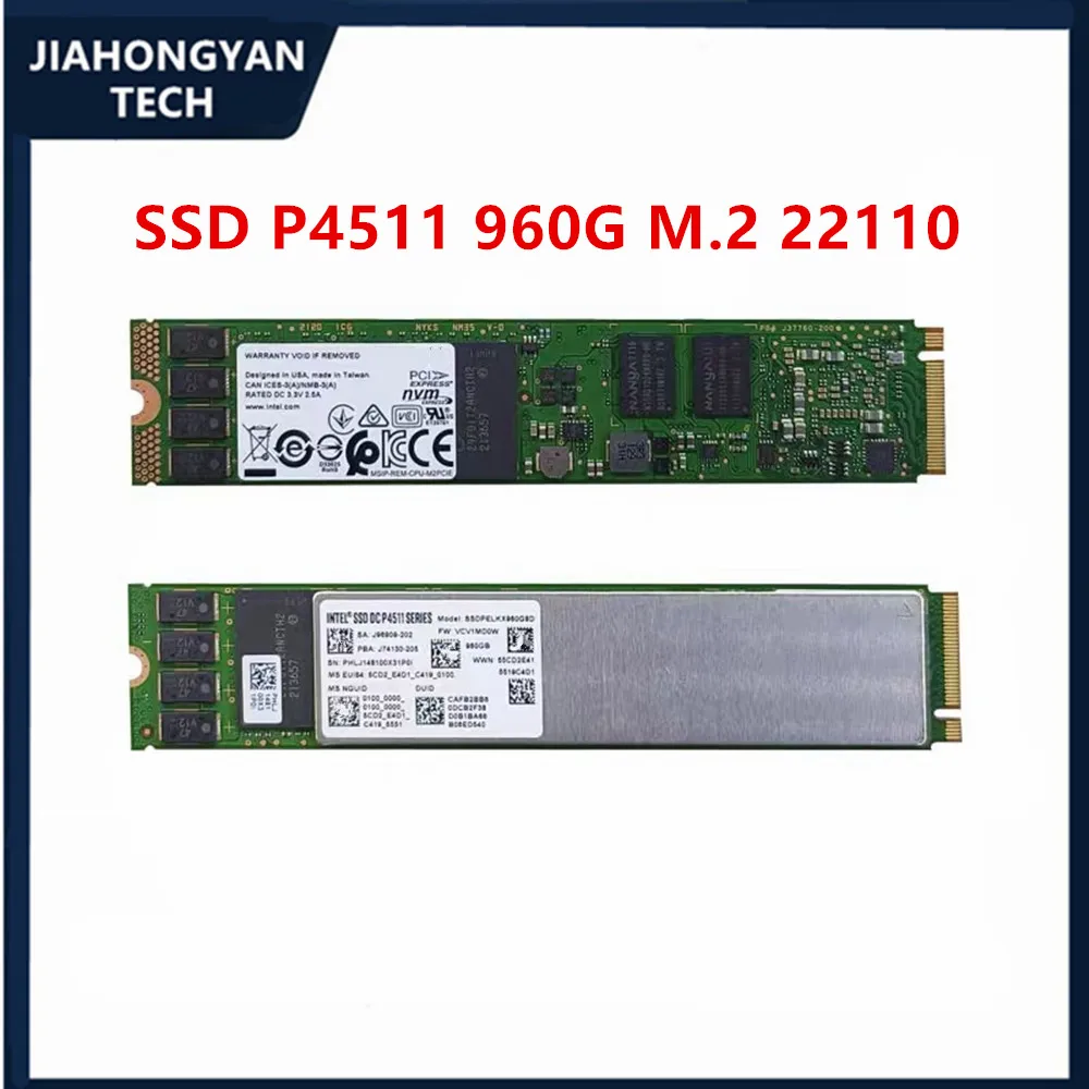 Original For  Intel P4511 960G NVME 22110 M.2 Enterprise SSD