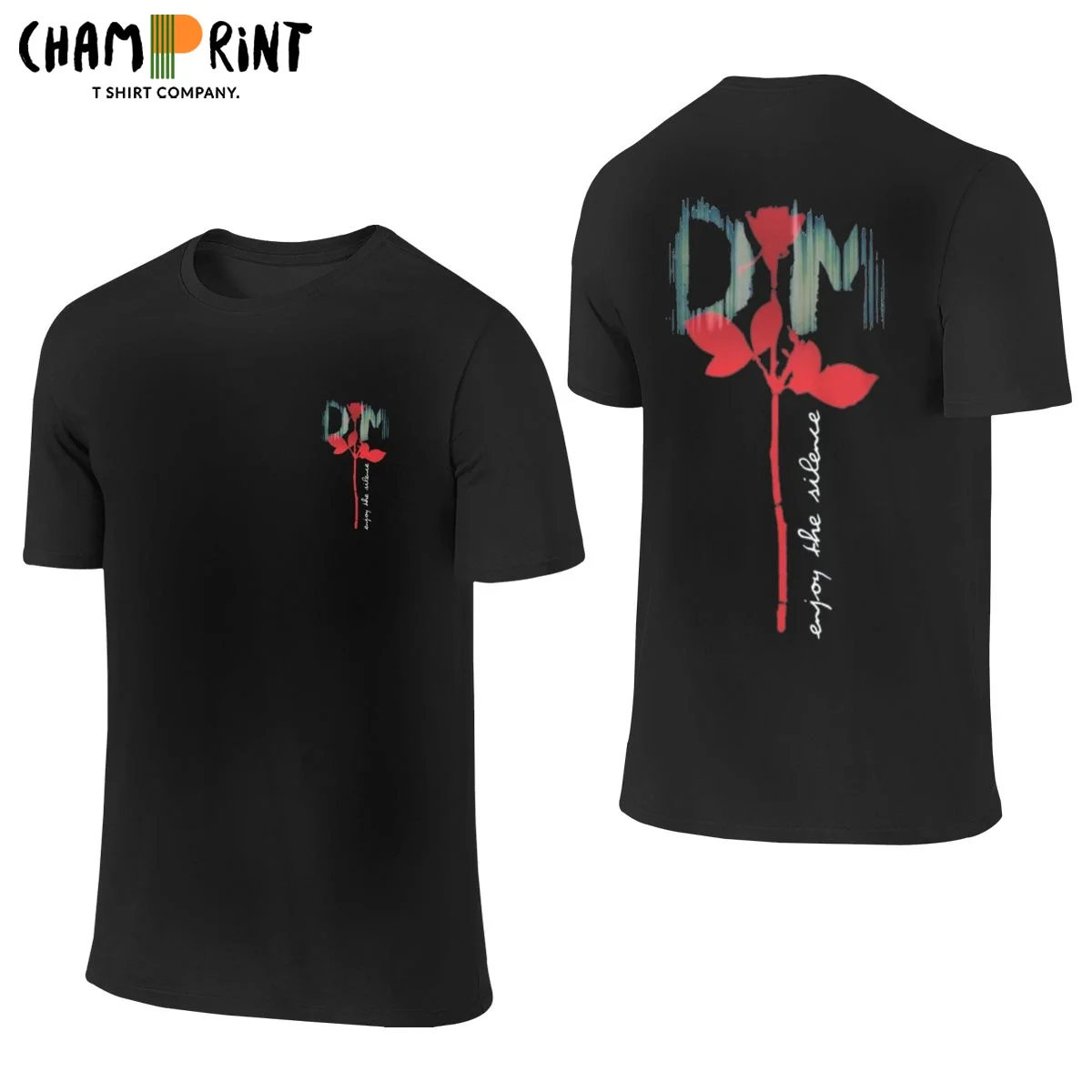 

Men T-Shirts Memento Mori Depeches Band Humorous Cotton Tee Shirt Short Sleeve T Shirt O Neck Front Back Two Sides Tops Graphic