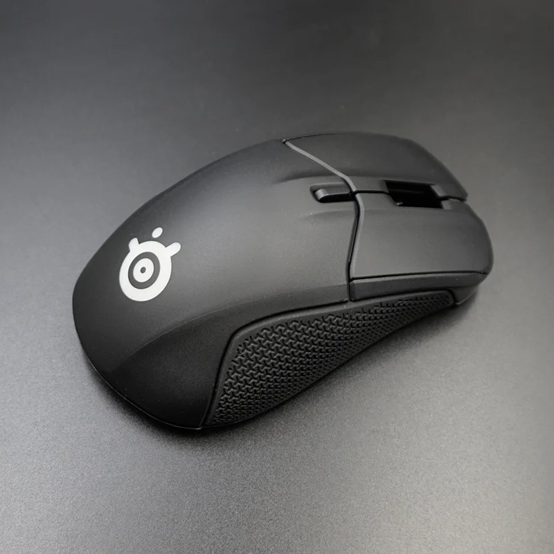 Bande latérale autocollante souris non ald originale, noir et gris, pour SteelSeries Rival310 Sensei310 Rivalfemale 650