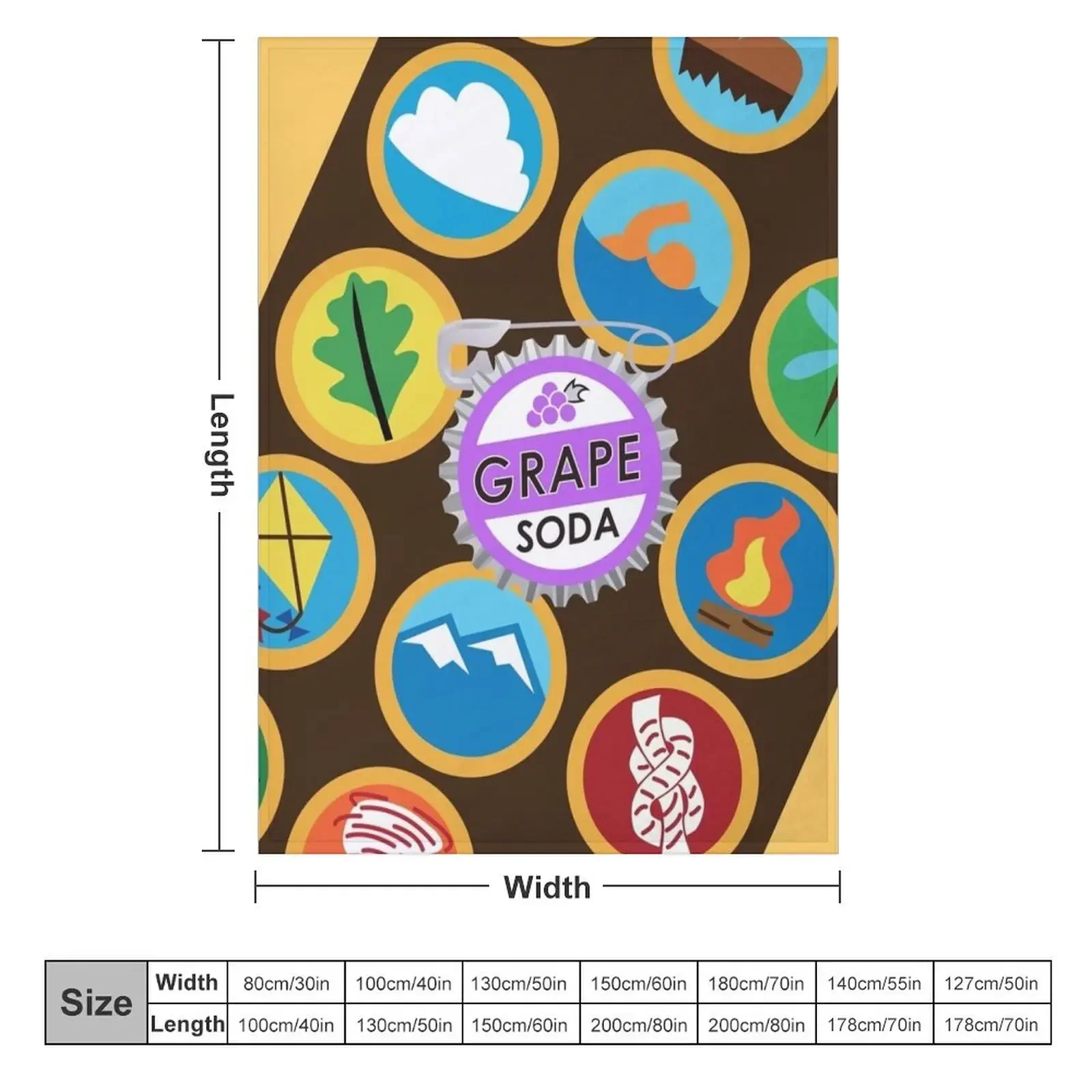 The Wilderness Must Be Explored Throw Blanket Bed Decorative Sofa Winter beds Furry Blankets