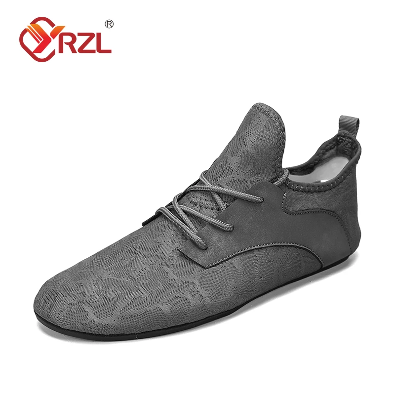 

YRZL Mesh Loafers Men Driving Moccasins Thin Bottom Flats Walking Shoes Breathable Non Slip Casual Loafers Summer Mens Shoes