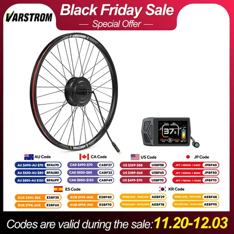 48V 500W Hub Motor eBike Wheel Kit BAFANG