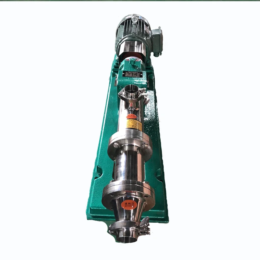 G Series Stainless Steel Food Grade Progressive Cavity Single Rotor Screw Pump