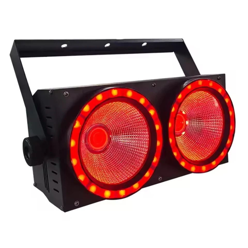 NOWOŚĆ 2eyes High Power 200W LED COB 50W RGB LED Light Strip 2IN1 DMX Stage Effect Blinder Cool Warm White DJ Stage Lighting Lamp