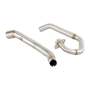 Motorrad-Flucht-Header-Verknüpfungsrohr, Abgasabgänger für Yamaha WR 125 2009 bis 2017 WR125R WR125X WR 125 R/X, 51 mm 10 Hauptverkäufe Auspuff WR - №6