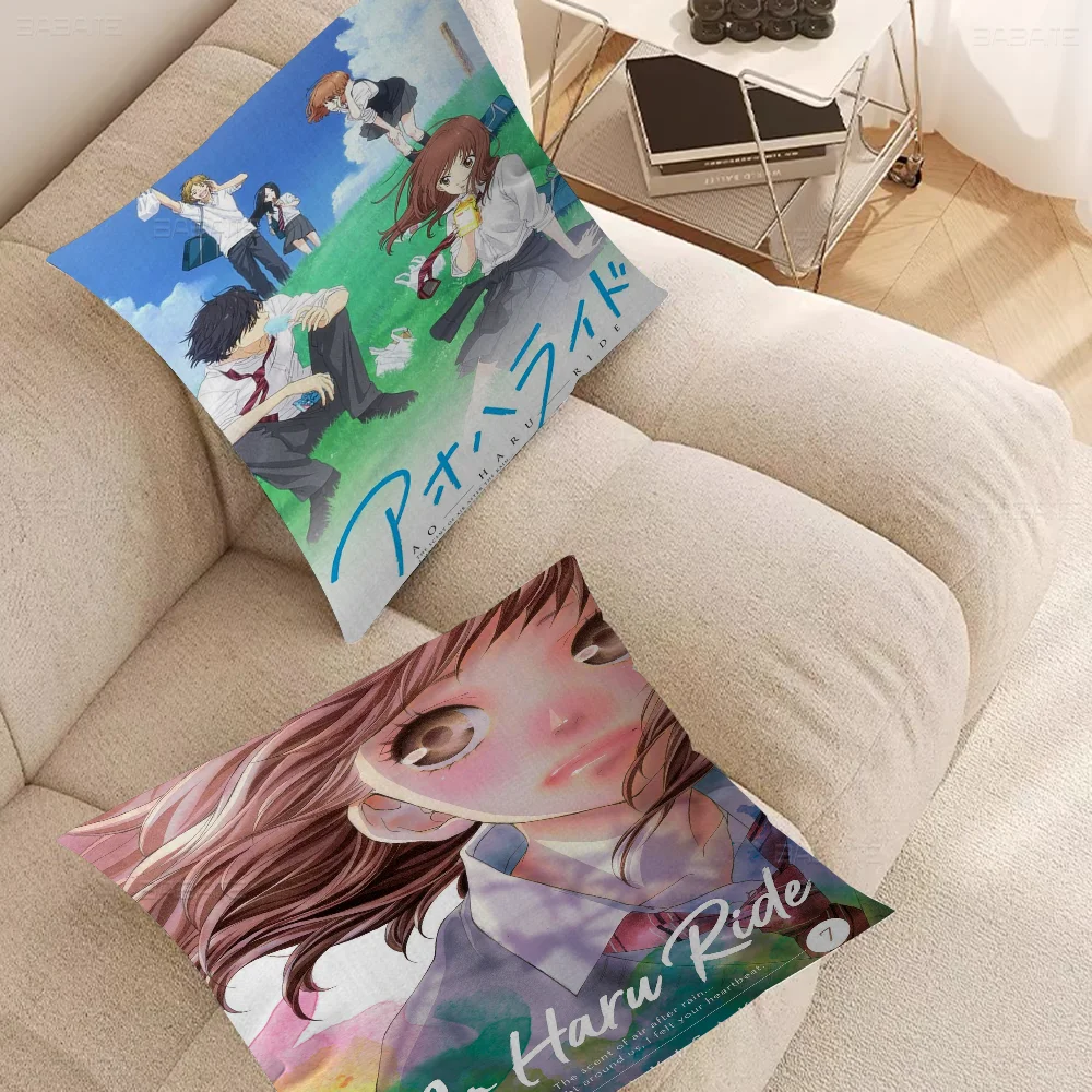 Ao Haru Ride Anime Cushion Cover 30x50 Polyester Sofa Cushions Decorative Throw Pillows Home Decoration Pillowcover