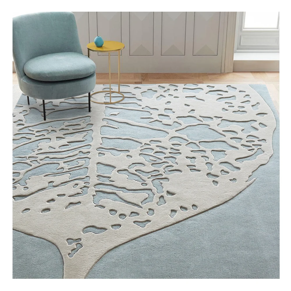 

Chinese Cut Pile Nordic Hand Tufted Carpet Handmade Rug New Zealand Wool Carpets and Rugs for Living Room