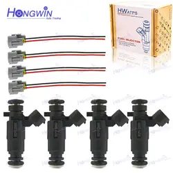4pcs 35310-22600 New Fuel Injector Nozzle For Hyundai Accent 2000-2005 1.5L 1.6L I4 3531022600