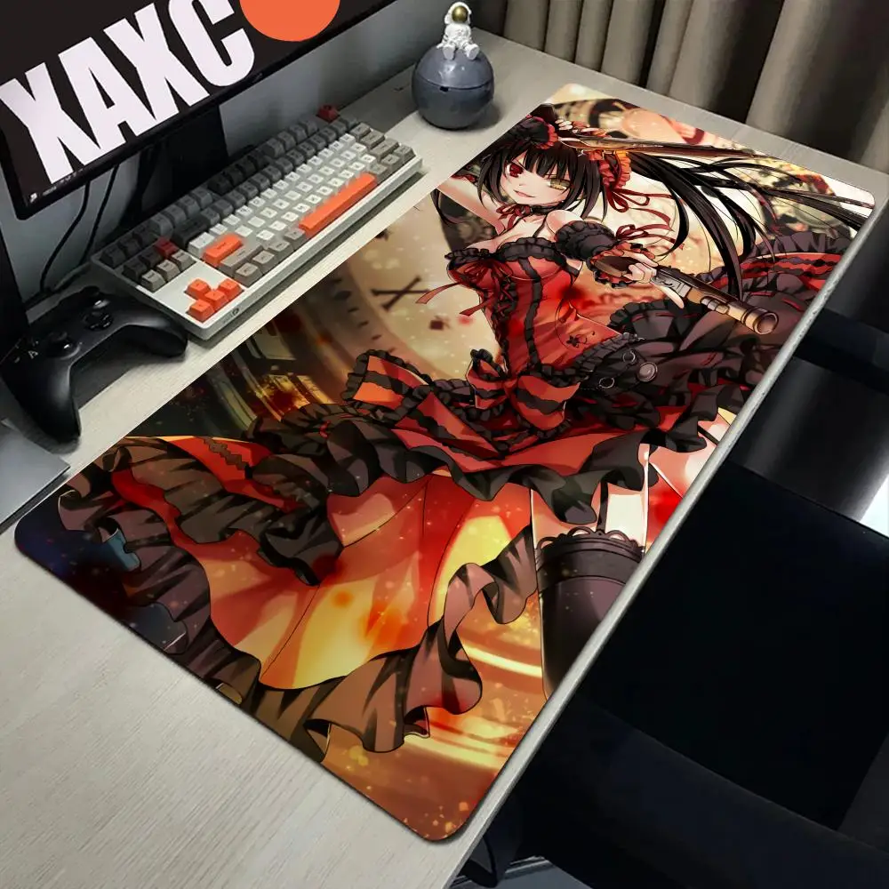 

Tokisaki Kurumi Date a Live Mouse Pad Desk Mouse Pad Cute HD Desk Pad Extended Gaming Keyboard Mats Large XXL Gamer Mousepad