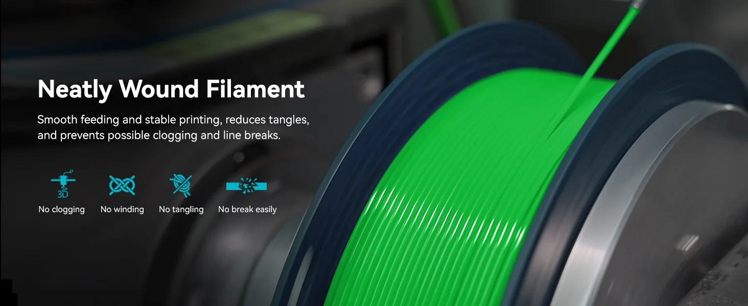 SUNLU 2KG PLA/PETG/PLA PLUS Filament 1,75mm 1KG Ohne Behälter 3D-Drucker Filament für 3D-Stift & Nachfüllfilament – Detail 14