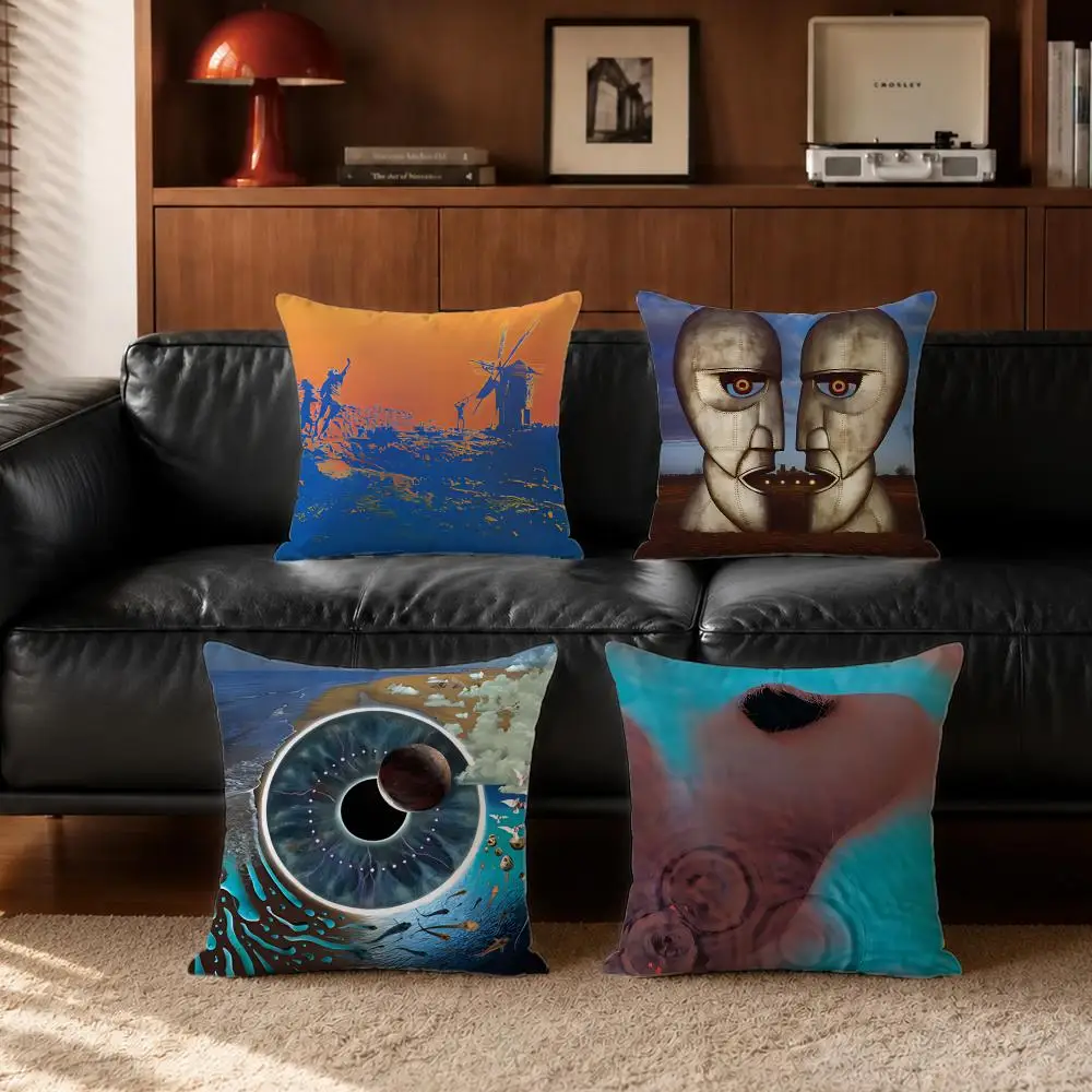 band Pink Floyd Cushion Cover Cushion Cover Set  50x50 45x45 40x40 Pillowcase Decorative Sofa Home Decor