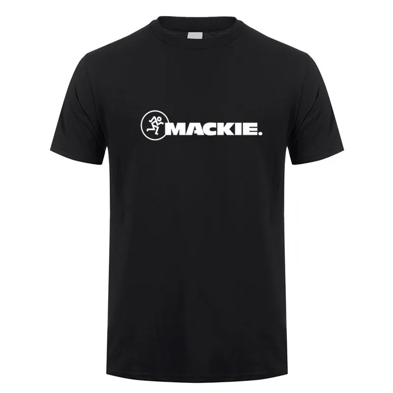 Camiseta Mackie de verano para hombre, camisetas de algodón de manga corta para equipo de grabación de estudio de música Mackie, camiseta divertida para hombre, camisetas LH-675