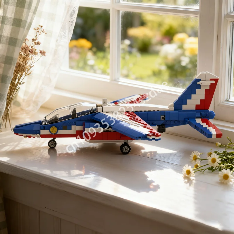 

653pcs MOC Dassault Dornier Alpha Jet Creator Model Building Blocks Assemble DIY Education Christmas Gift Brick Toy Birthday