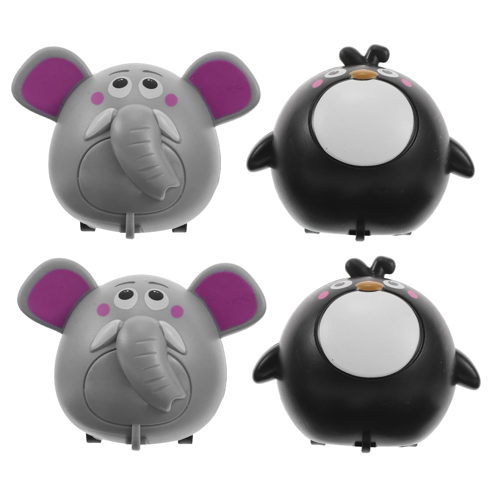

4 Pcs Mini Pull Back Car Goodie Bag Stuffers Cars Fillers Animal Racing Toys Boys Party Favors Cartoon