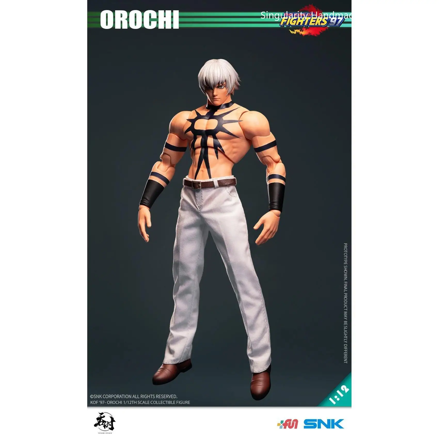 【In Stock】 SNK Authorized Boxing King 97 1/12 Big Snake TS-015 Movable Doll Figurine Model Gift Toy Collection
