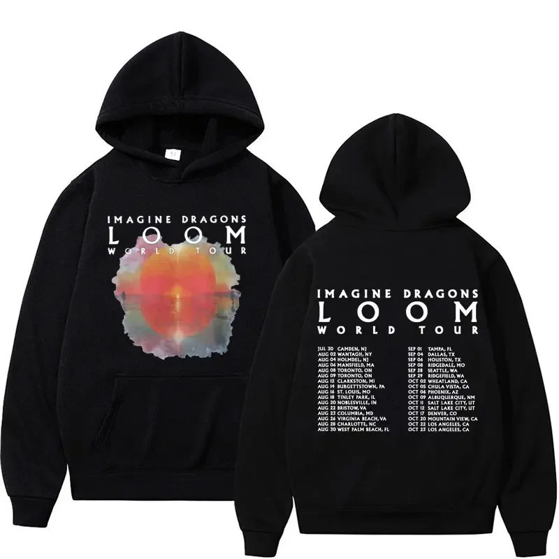 

Loom 2024 Tour Hoodie Imagine Concert Dragons 2024 New Album Autumn/Winter Sweatshirt Men's Women Fashion Hip Hop Street Hoodies