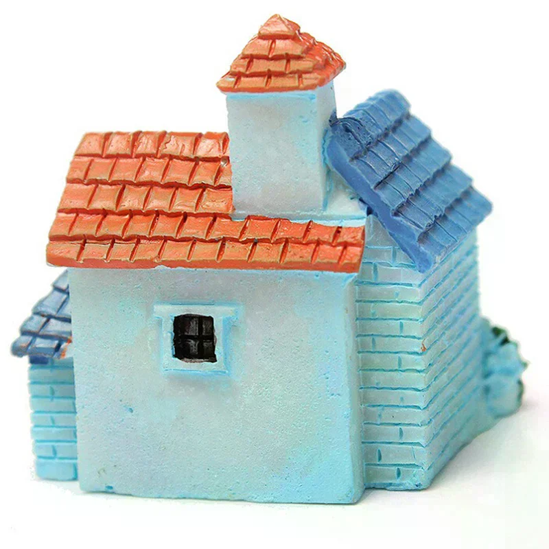 Miniatures DIY House villa Woodland fairy Planter garden home decor Dollhouse