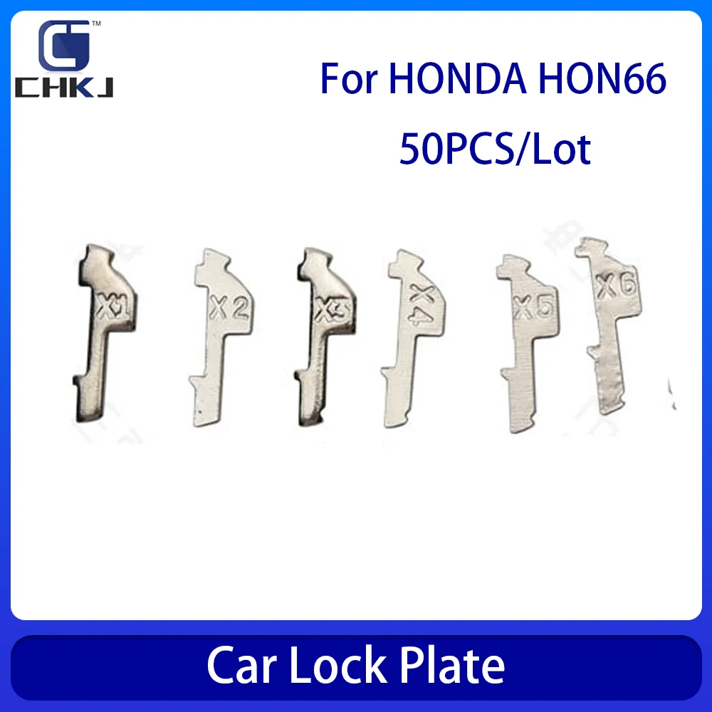 CHKJ 50PCS/Lot Single-piece Car Lock Plate For HONDA HON66 Lock Reed Auto Lock Repair Accessories Kits