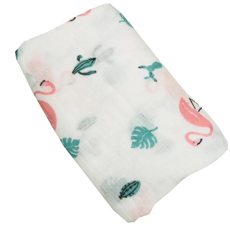 فلامنغو حمام الطفل شيالة أطفال الطفل بطانية من الموسلين قماط الوليد بطانية قماط تلقي بطانية للرضع حديثي الولادة #1