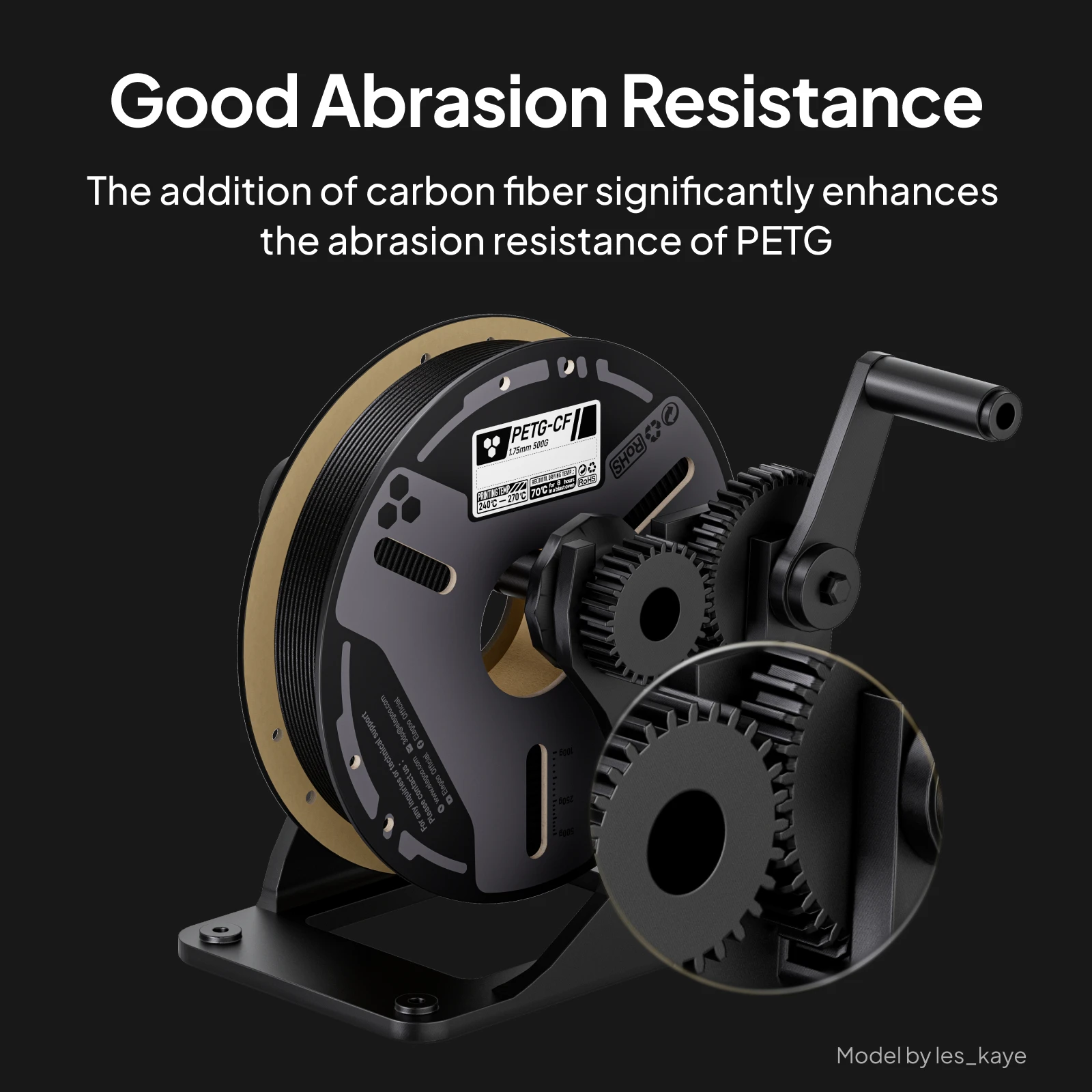    Filamento in Fibra di Carb - 3D Printing Elegoo recensione e prezzo