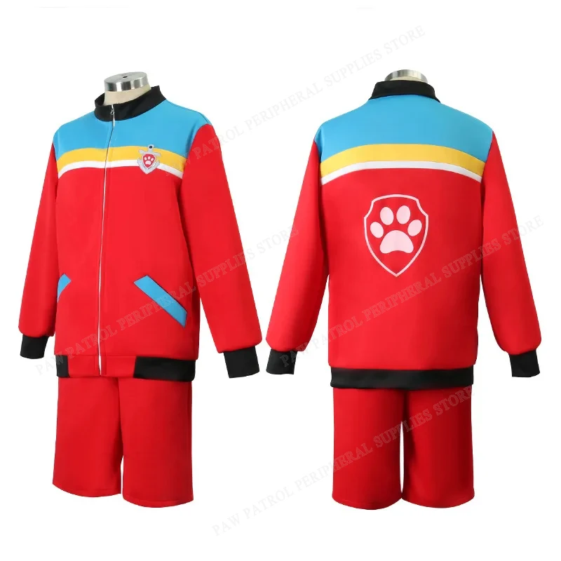 Paw Patrol Ryder Vest Anime Jacket Creative Cosplay Clothing Cartoon Figure Role Play Clothes for Kids Christmas Gift