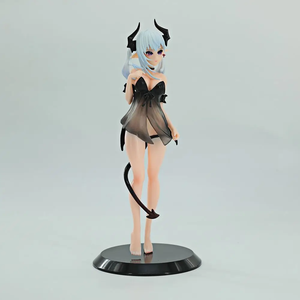 28CM The Embodiment of Scarlet Devil Figurka anime Lilith Devil Figurka akcji Piękna dziewczyna Statuetka Kolekcja Ozdoby Prezent Zabawka