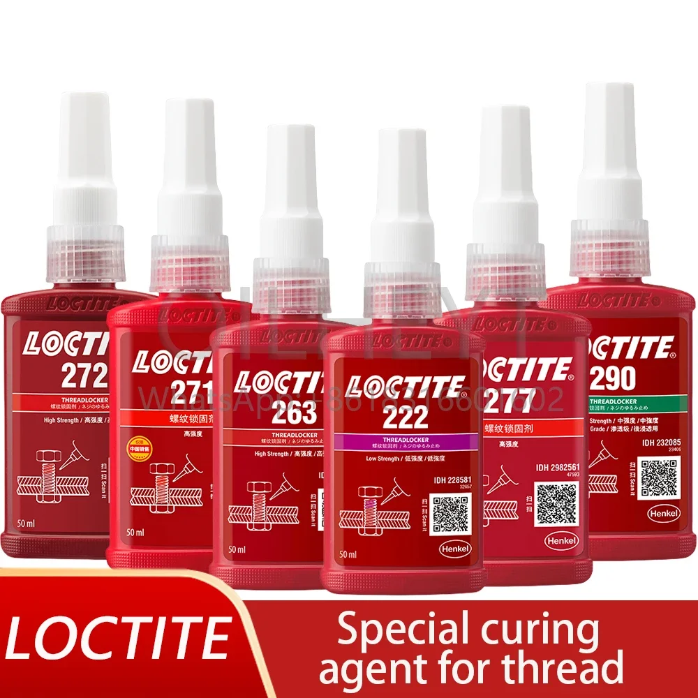 

Loctite 222 263 271 272 277 290 Medium and Low Strength Thread Glue Locking Agent Anti-loosening High Temperature Resistant