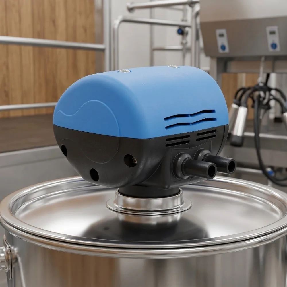 Universal 2 Outlets Milking Machine Pulsator Plastic Blue Cow Milker Pulsator Durable Farming Equipment Parts Dairy Farms