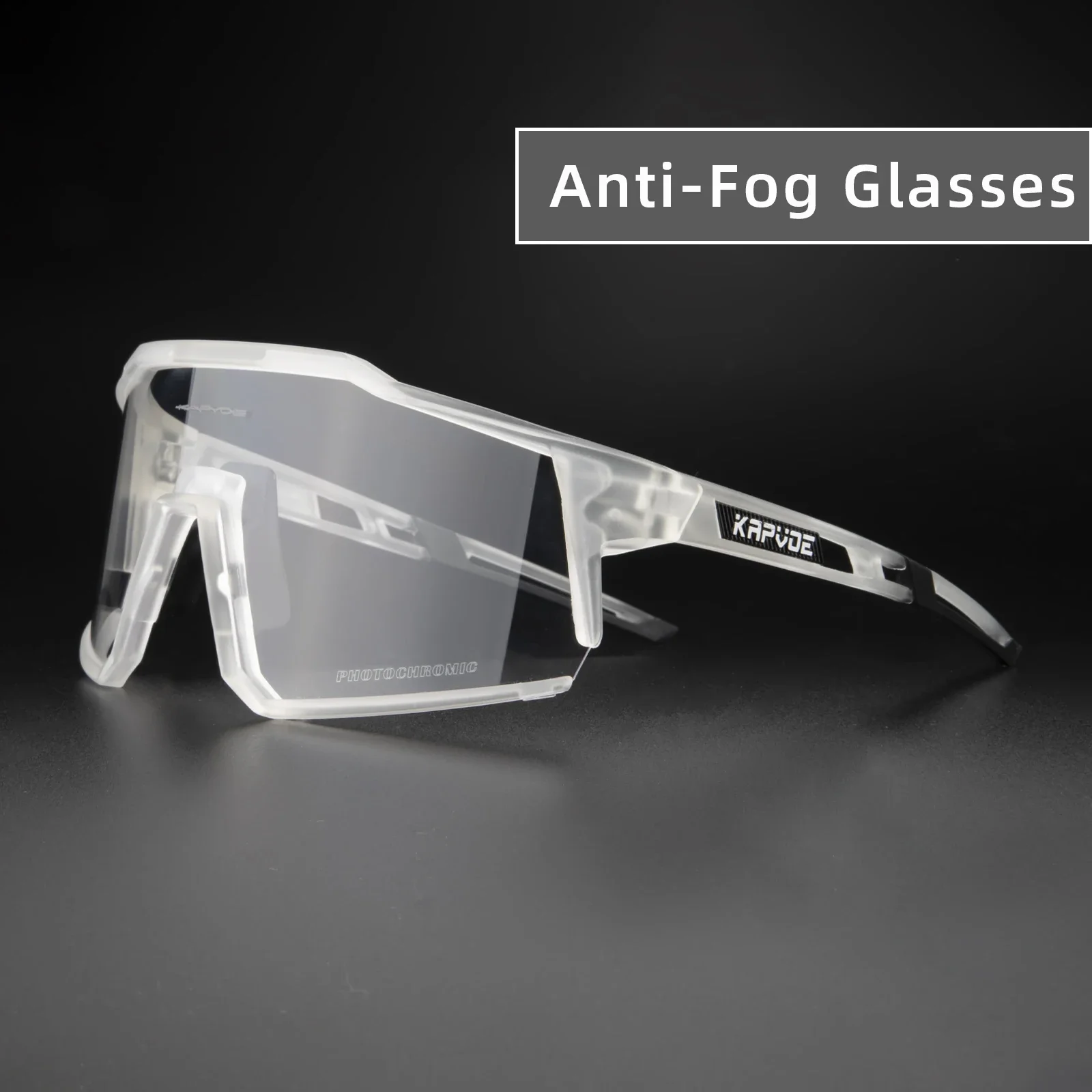 

Kapvoe Anti-fog Cycling Glasses Professional for Bike Bicycle Men Women Sports Goggles MTB Sunglasses Photochromic Racing UV400