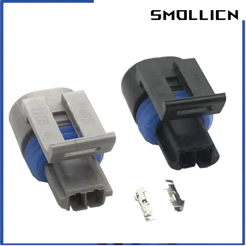 5 Sets  2 Pin Water Temperature Sensor Plug Automobile Waterproof Connector For GM 12162195 12162193