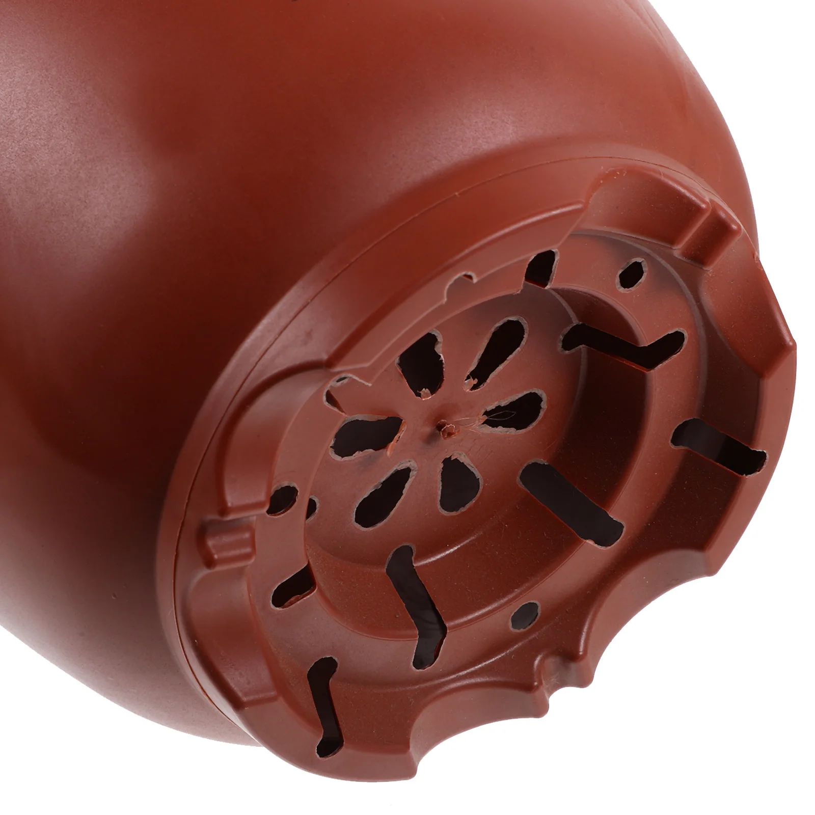 

2Pcs Orchid Plant Pot Resin Nursery Flower Planter with Drainage Holes and Saucer for Indoor Outdoor Breathing