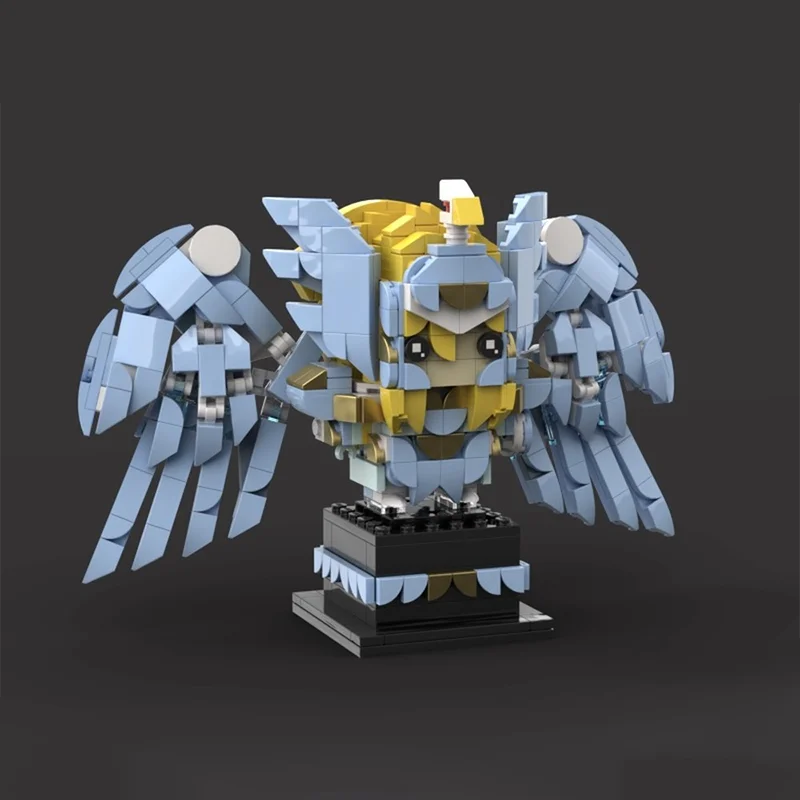 

1353pcs MOC Brickheadz Hyoga God Cloth Model Building Blocks Architecture Toys Christmas Gift Education DIY Creative Brick Kids