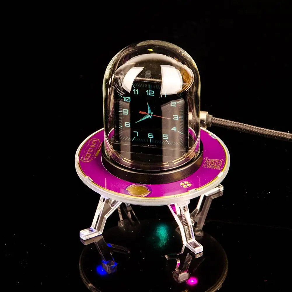 Creative Weather Stock Exchange Rates UFO Mars Lander Colorful Modeling Functional RGB Light Multi Sleep WiFi Night Light 2 J3O6