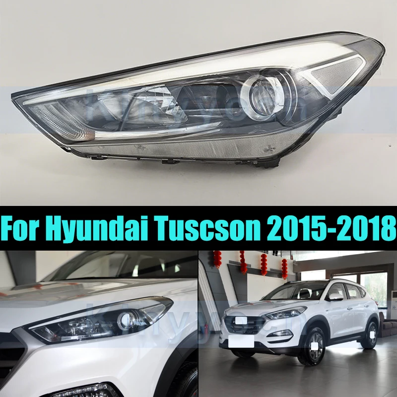 

Headlight Head Light Lamp For Hyundai Tuscson 2015-2018 Front Bumper Headlight Headlamp