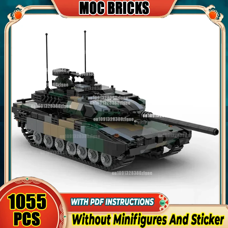 Moc Building Blocks Car Third Generation Tank Model Bricks Toys