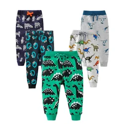 Jumping Meters  Low Boys Girls Sweatpants Children's Trousers Animals Autumn Winter Baby Clothes Toddler Kids Full Pants Costume