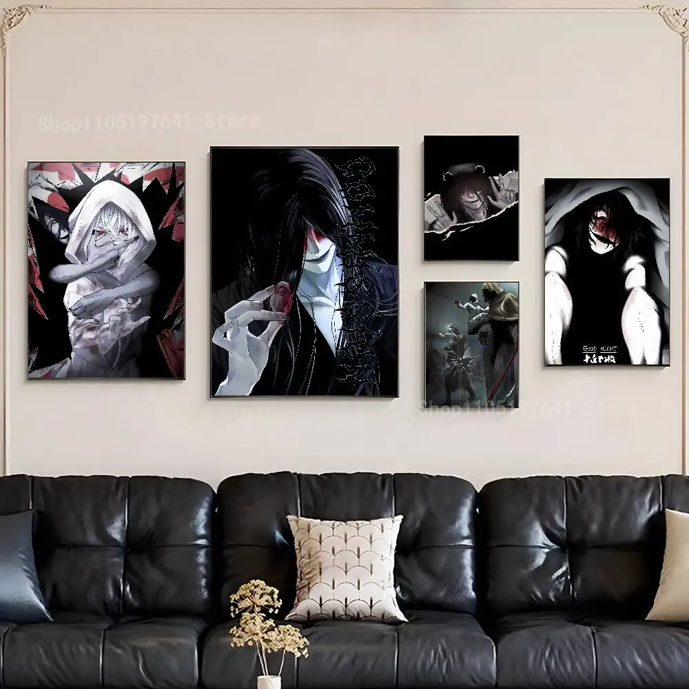 H-Homicipher Mr Crawling Poster Prints Wall Art Painting Picture Gift Living Room Bar Restaurant Dec Sticker Large