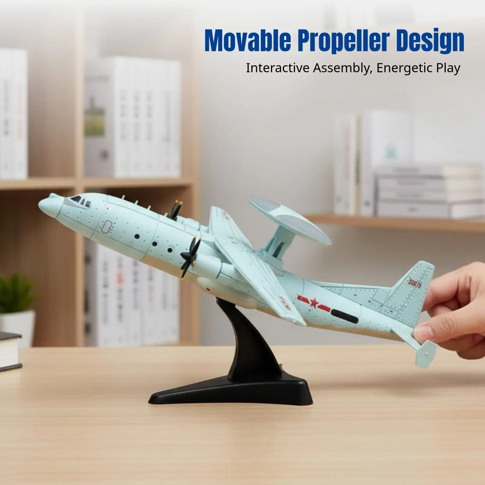 

Multi-dimensional Assembly Model, Scale Transport Aircraft, Early Warning Patrol Plane DIY Toy for Teens